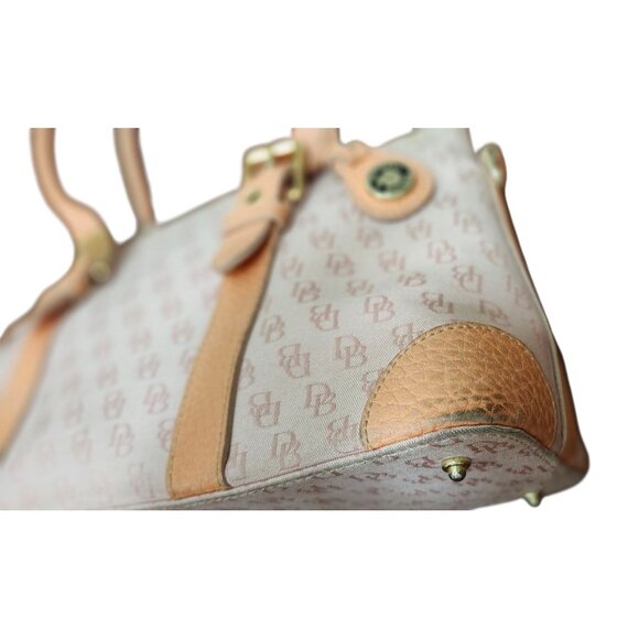 Y2K Dooney & Bourke Logo Pink Canvas Bag Purse - Picture 10 of 16